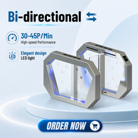 Zento – Portillon de contrôle d'accès rapide en acier inoxydable 304, anti-pincement, avec lecteur d'empreintes digitales et code QR, idéal pour bureaux et gymnases – Meilleures ventes