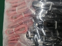 Kabel Data 2M kepang nilon Tipe C warna Pink, pengisian cepat kabel pengisi daya USB A ke C