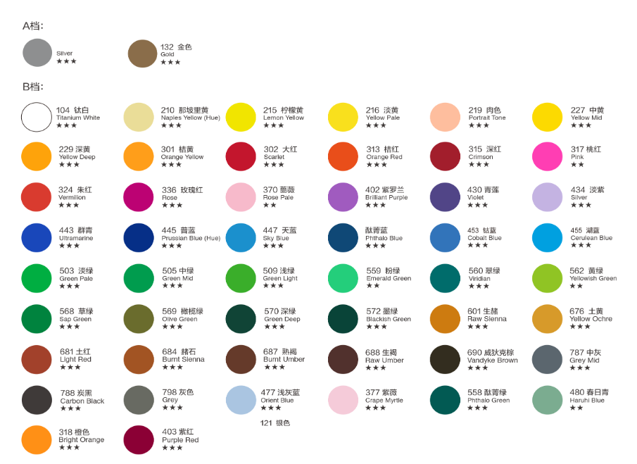 50Colors(Please contact us for specific colors)
