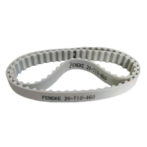Courroie de synchronisation en PU, fabrication de trous spéciaux, sans couture blanche, PU, lm20t10-460 - Product Image 6