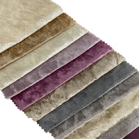Tissu en velours tricoté à pois imprimé léger et économique pour meubles, canapés, intérieur de voiture, écologique et résistant à l'eau
