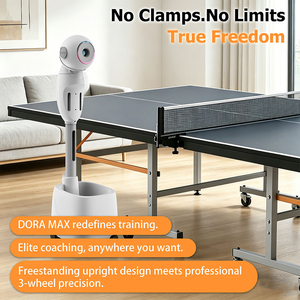 Machine à balles <span class=keywords><strong>de</strong></span> <span class=keywords><strong>tennis</strong></span> <span class=keywords><strong>de</strong></span> <span class=keywords><strong>table</strong></span> automatique professionnelle Pusun DORAMAX avec entraînement IA et réglage à 9 angles pour la pratique - Product Image 5
