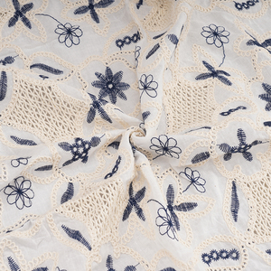 ผ้าปักลายเรียบราคาส่งถูก ผ้าฝ้าย 100% สำหรับงานตกแต่งบ้าน ชุดเดรสงานแต่งงานสำหรับเด็กผู้หญิง งานแฟชั่นโชว์ เสื้อผ้า ผ้าสิ่งทอ - Product Image 2