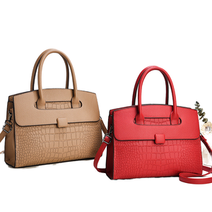 Borsa a Spalla da Donna 2025 Stile <span class=keywords><strong>Europeo</strong></span> e Americano con Motivo <span class=keywords><strong>Coccodrillo</strong></span>, Grande Capacità, Lusso Discreto, Cerniera in Poliestere, Elegante e alla Moda - Product Image 1