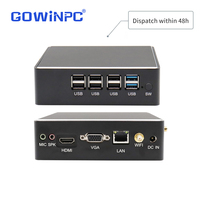 Mini PC sin Ventilador con Alarma por Voz de Fábrica, Intel N2840 J1800 J1900, SPK MIC CAN para Sistema de Alerta de Fallos en Máquinas