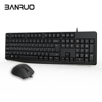 Kit De souris et clavier filaire 2022 Offre Spéciale OEM ODM ergonomique Raton De Teclado Con câble PC Loe prix bon marché clavier et Mou