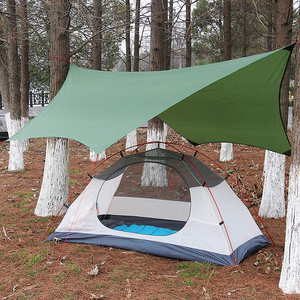 Bâche de pluie hexagonale pour Camping, 3 m, abri de pluie, hamac Portable, léger, imperméable, pour tente contre les mouches - Product Image 6