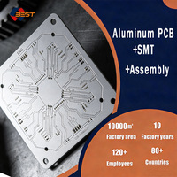 PCB en aluminium personnalisé haute conductivité thermique Core métallique PCB Board Service de fabrication MCPCB pour LED