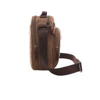 Nouveau Sac Bandoulière Homme Antivol en Toile Imperméable avec Logo Personnalisé, Sac Poitrine Géométrique de Créateur – Vente en Gros