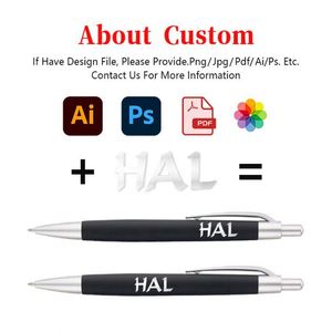 Customized Rubber Plastic Advertising Pens Printed <b>Ball</b> Pen With Logo - Product Image 2
