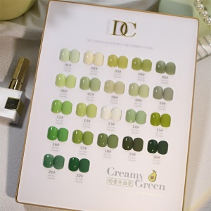 <span class=keywords><strong>DANNY</strong></span> COLL Ensemble de vernis gel vert crème 22 couleurs Vente en gros de vernis à ongles Gel Uv Marque privée Logo personnalisé Ensemble de vernis à ongles gel - Product Image 1