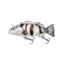 Leurre de pêche robotisé Big Game Swimbait, rechargeable par USB, avec lumière LED clignotante, en ABS, pour poissons d'eau salée en rivière, lac et ruisseau