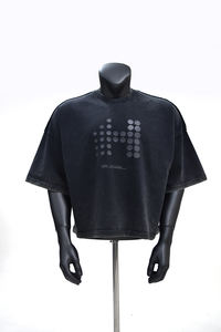 डिफान ओ-गर्दन कस्टम पैटर्न स्क्रीन प्रिंटिंग बॉक्सी फिट टी-शर्ट 300 जीएसएम टीशर्ट के साथ पुरुषों की टी शर्ट - Product Image 3