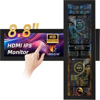 Nouvel écran tactile de 8,8 pouces, résolution 1920x480, couleur noire, panneau IPS, mini-écran USB pour Raspberry Pi, utilisation professionnelle