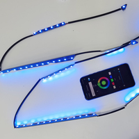 Pour Infiniti G25 G37, phares améliorés GTR 10-15, modèle quatre portes, 2 pièces, feux de jour à LED, clignotants à LED, flux Sk6812rgbw, Angel Eye