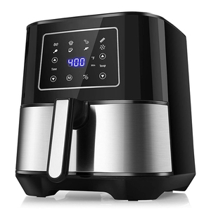 Appareils de cuisine friteuse à air à écran tactile numérique four acier inoxydable <span class=keywords><strong>2l</strong></span> 4l 6l 8l 10l friteuse à air sans huile - Product Image 6