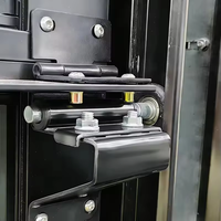 Porte de garage personnalisée en aluminium et acier trempé à vue panoramique, prix compétitif, porte de garage en plexiglas, porte de garage intelligente à enroulement