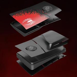 ABS thay thế trường hợp faceplate nhà ở Tấm bảo vệ Bìa Shell cho PlayStation 5 Slim trò chơi phụ kiện với quạt làm mát - Product Image 3