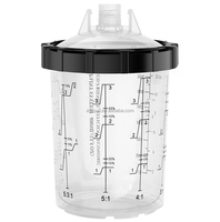 Gobelet de mélange de peinture jetable professionnel DIY 400ML 125mic/190mic pour pistolet de pulvérisation HVLP