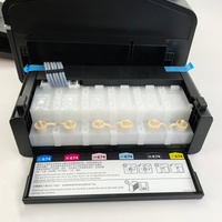 Imprimante jet d'encre A4 multicolore économique de premier rang, modèle automatique L805 pour presse à chaud