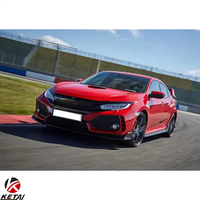 Pièces de carrosserie de type R en ABS pour pare-chocs, calandre avec yeux de chat pour HONDA CIVIC 2016-2022