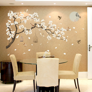 <span class=keywords><strong>Adesivi</strong></span> murali in PVC decorativi a fiore bianco di grandi dimensioni rimovibili <span class=keywords><strong>per</strong></span> la decorazione di <span class=keywords><strong>soggiorno</strong></span> o camera <span class=keywords><strong>da</strong></span> letto - Product Image 5