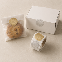 Autocollants personnalisés gaufrés or et argent mat, étiquettes thermocollantes pour invitations de mariage et emballages cadeaux