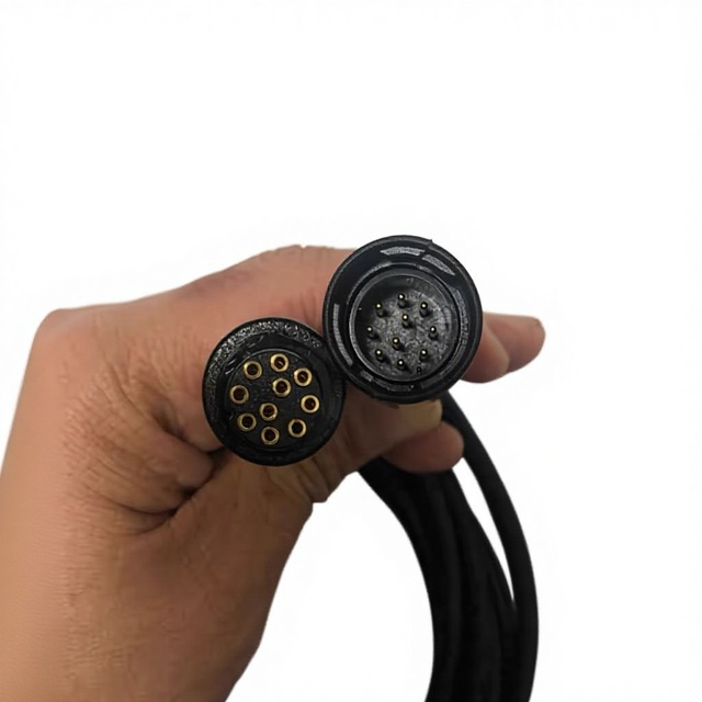 Hytera SM16A1 10-Pin AC Power Cord for 3 Meters MD650 HM780 MD785G RD620 RD960 RD985 Vehicle Platform