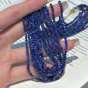 Collier multi-rangs en argent pur S925, perles de cristal noires pointues, design vintage français élégant, fin, scintillant et raffiné - Product Image 5