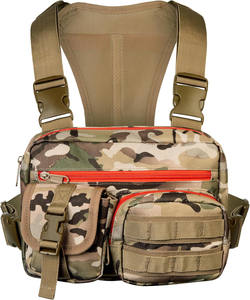 Échantillon gratuit pour hommes sac de poitrine tactique d'extérieur étanche sac à bandoulière de camouflage pour la course à pied style messager - Product Image 3