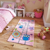 Tapis de chambre de petite fille, rose, design moderne, populaire, pour enfants