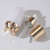 Flacon pompe à lotion en acrylique PS rechargeable de 30 ml, 50 ml, 100 ml, style comptoir, emballage de luxe pour sérum cosmétique, idéal pour marque privée
