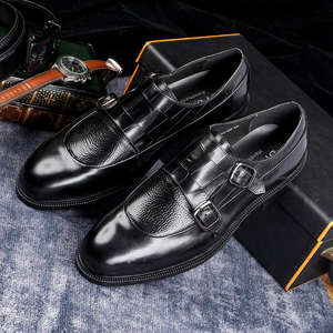 Zapatos de Vestir Formales de Cuero Genuino para Hombre - Más Vendidos con Cordones, Impermeables, Transpirables, Antideslizantes, de Moda para Oficina y Profesionales - Product Image 3