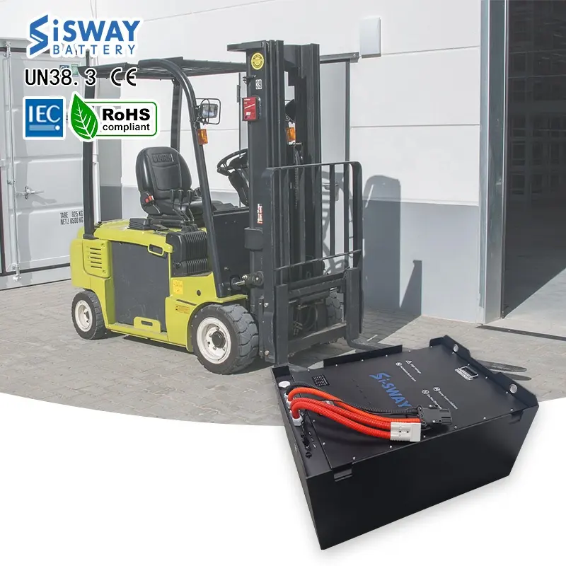 OEM Custom Forklift 24V 48V 72V High Capacity 100/150/200/300ah Lithium Battery for Electric Forklifts Heavy Duty Forklifts