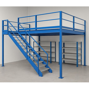 Platzsparende Industrielle Zwischengeschoss-Plattform Schwerlast-Mehrstöckiges Lagerhaus Stahlboden Maßgeschneiderte Lagererweiterungsstruktur - Product Image 1