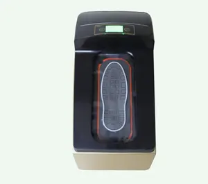 Dispensador inteligente automático de sapatos, máquina plástica de cobertura de calçados