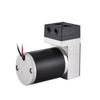 Moteur sans balais 12V DC, débit élevé 15L/min, mini pompe à vide PPS, pompe à diaphragme EPDM importée, OEM, échantillonnage micro-air