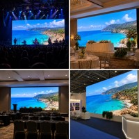 Vishow5.0 İç Mekan P2.976 LED Kiralık Ekran 500*500 Döküm Alüminyum Hafif Panel Sahne Düğün Etkinlik Gösterisi için