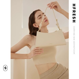2024 nouveau luxe de haute qualité en cuir véritable femmes unique épaule sac fourre-tout blanc français sous les bras fermeture à glissière couleur unie - Product Image 2