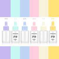 Mattierte Bunte Kosmetik- und Hautpflegeverpackungen: Glasflaschen für Ätherische Öle & Augentropfen mit Pipette, 30ml Serumflasche