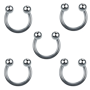 Lotus Piercings en Acier Chirurgical Inoxydable 316L pour Hélix, Rook, Daith, Cartilage, Labret, Barres, Fer à cheval, Septum et Piercing de nombril - Product Image 3