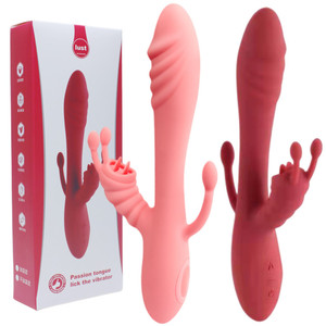 Juguetes sexuales para mujeres, Consolador <span class=keywords><strong>Vibrador</strong></span> de conejo para lamer y vibrar - Product Image 4