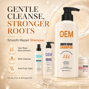 Private Label Smooth Repair Hair Care Set Keratin Shampoo Conditioner Hair Mask Leave In <b>Spray</b> for Damaged Dry Frizzy Hair - Product Image 2