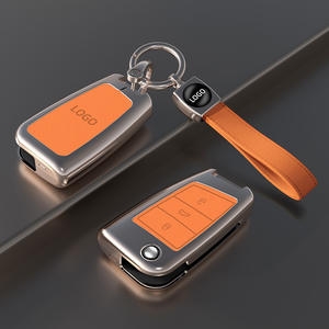 เคสกุญแจรถยนต์สำหรับ Volkswagen <span class=keywords><strong>VW</strong></span> POLO Tiguan Passat B5 B6B7 Golf EOS <span class=keywords><strong>Scirocco</strong></span> Jetta MK6 2021/<span class=keywords><strong>2023</strong></span> Octavia อุปกรณ์ตกแต่งรถยนต์ - Product Image 4