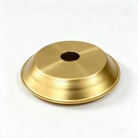 Custom Brass Copper Metal Spinning Parts Precision CNC Spin Forming Sheet Metal Fabrication for Instrument Decorative Hardware