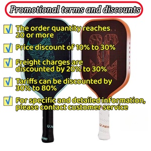 Biểu Tượng Tùy Chỉnh 16Mm Dày Sợi <span class=keywords><strong>Carbon</strong></span> Đỉnh Mái Chèo T700 Đã Được Phê Duyệt Dành Cho Người Lớn Đỉnh Vợt Graphite Kim Chi Vợt Pickleball Mái Chèo - Product Image 3