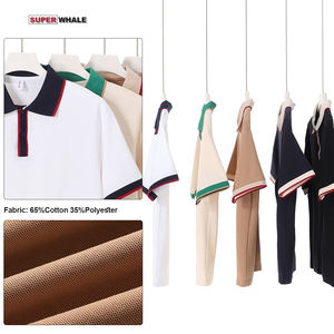 थोक कपास पॉलिएस्टर पोलो शर्ट अनुकूलन पुरुषों टी शर्ट कस्टम कढ़ाई पोलो शर्ट - Product Image 3