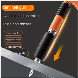 Clavadora Eléctrica Industrial y para Bricolaje, Motor sin Escobillas de 220V, <span class=keywords><strong>Pistola</strong></span> de Clavos para Techo, Longitud de Clavos de 1/2 a 3 1/2 Pulgadas para Fijaciones Metálicas - Product Image 4