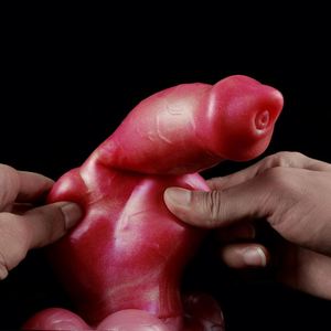 Funda de silicona para pene con nudo grande, producto de agrandamiento de pene, funda erótica para pene, juguete sexual para hombre. - Product Image 6