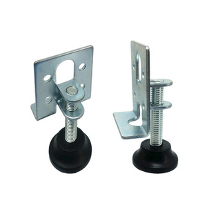 Pieds réglables avec supports d'angle en acier, pieds de meubles robustes, support antidérapant - Product Image 1